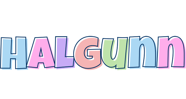 Halgunn pastel logo