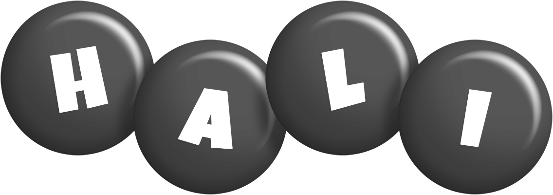Hali candy-black logo