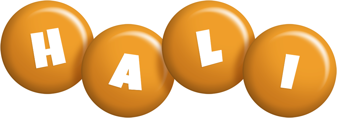 Hali candy-orange logo