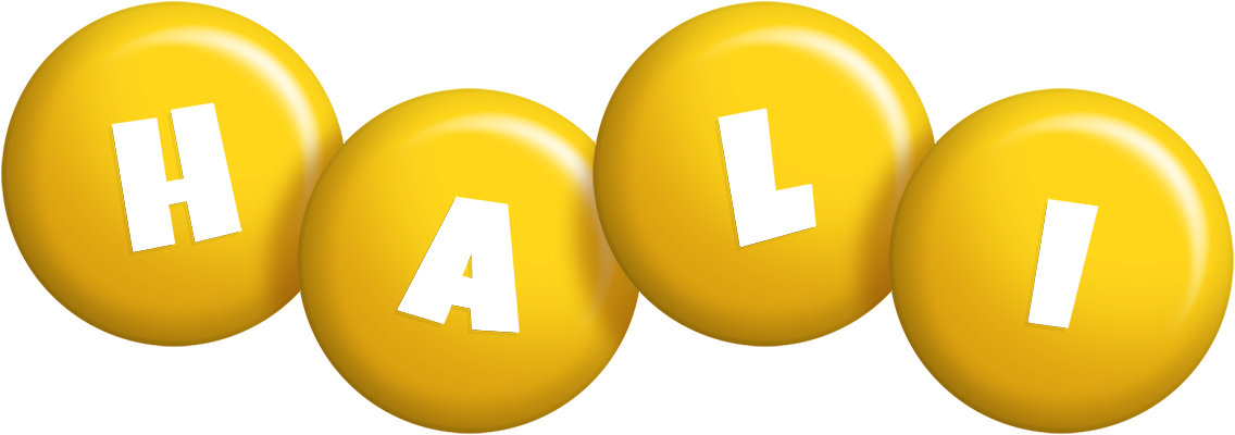 Hali candy-yellow logo