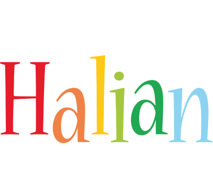 Halian birthday logo
