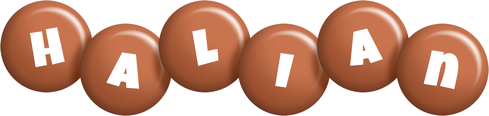 Halian candy-brown logo
