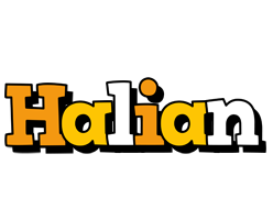 Halian cartoon logo