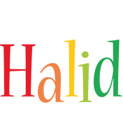 Halid birthday logo