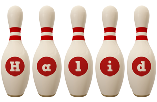 Halid bowling-pin logo