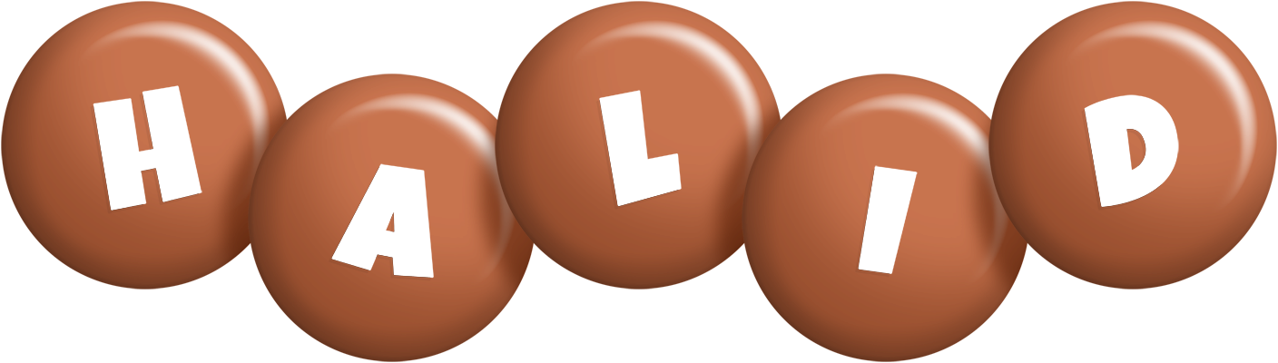 Halid candy-brown logo