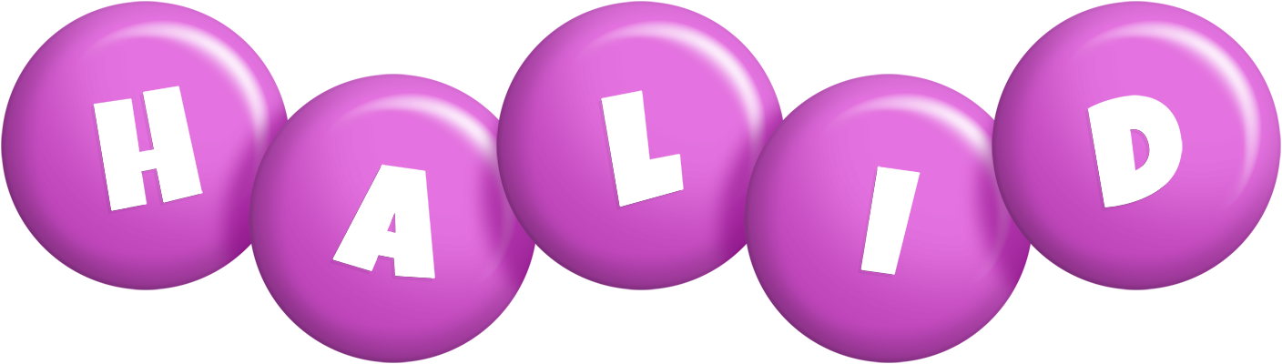 Halid candy-purple logo