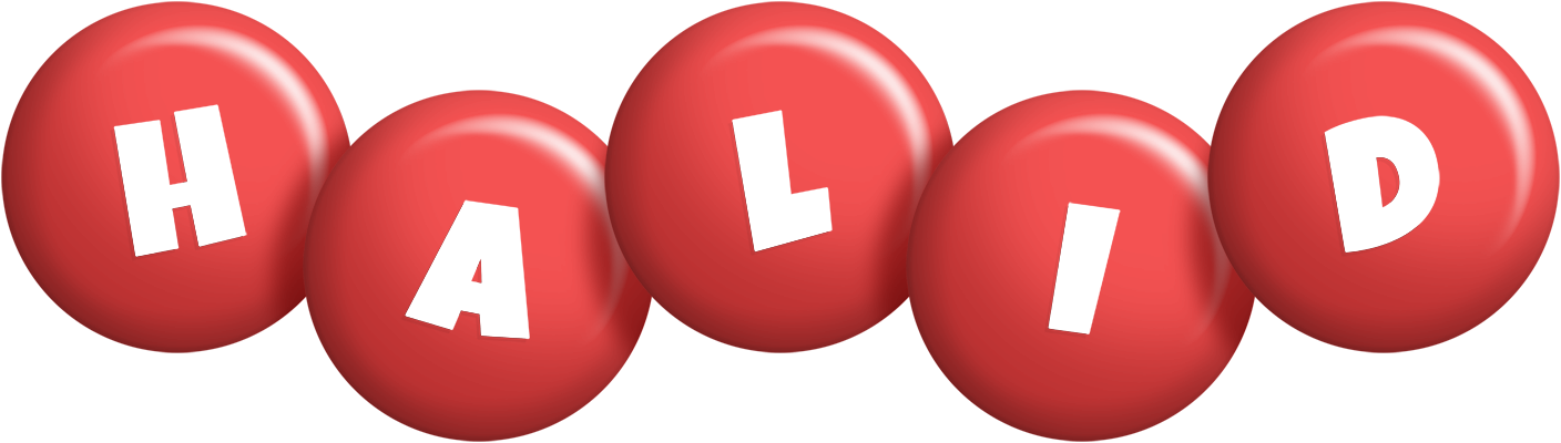 Halid candy-red logo