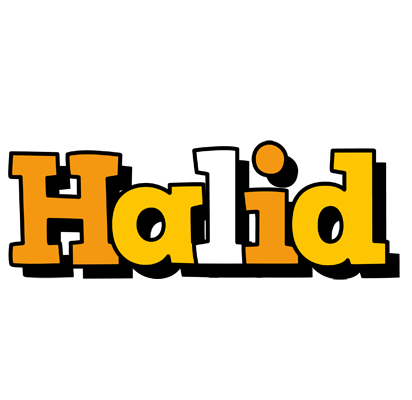 Halid cartoon logo