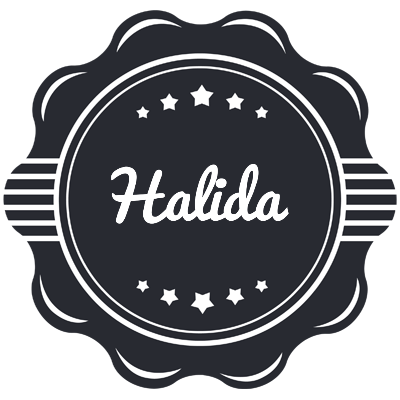 Halida badge logo
