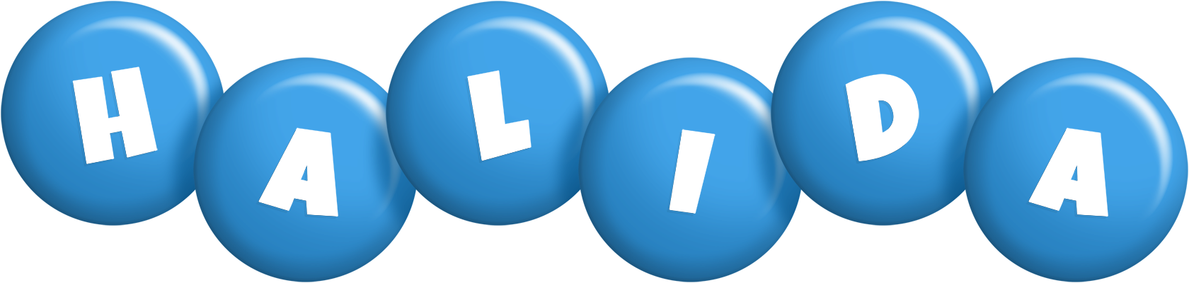 Halida candy-blue logo