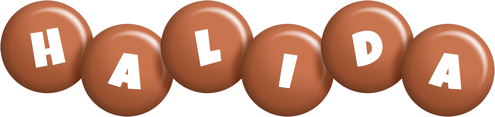 Halida candy-brown logo