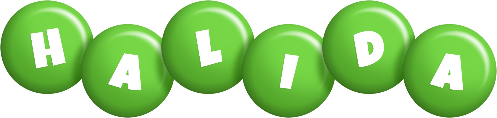 Halida candy-green logo