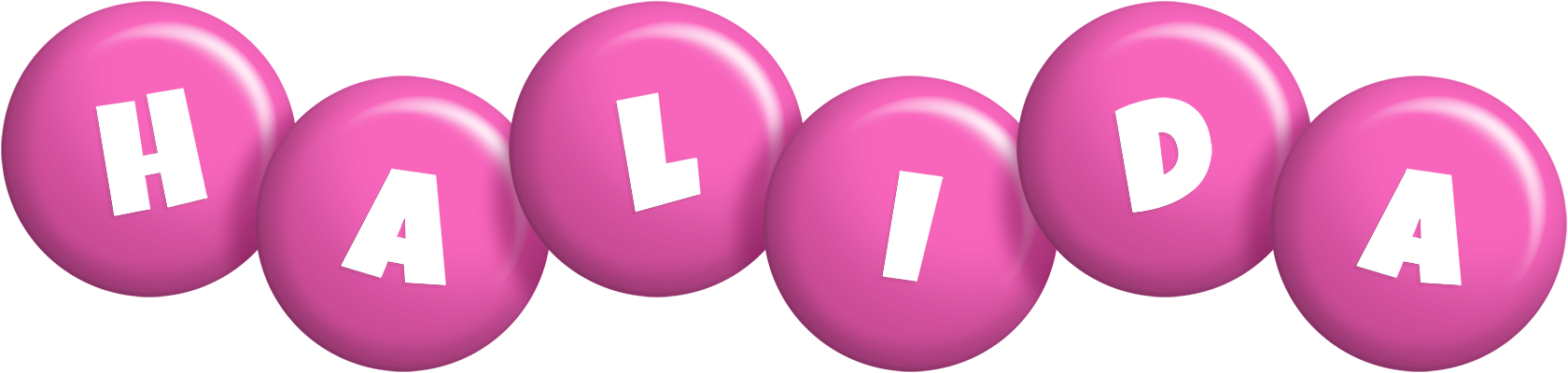 Halida candy-pink logo