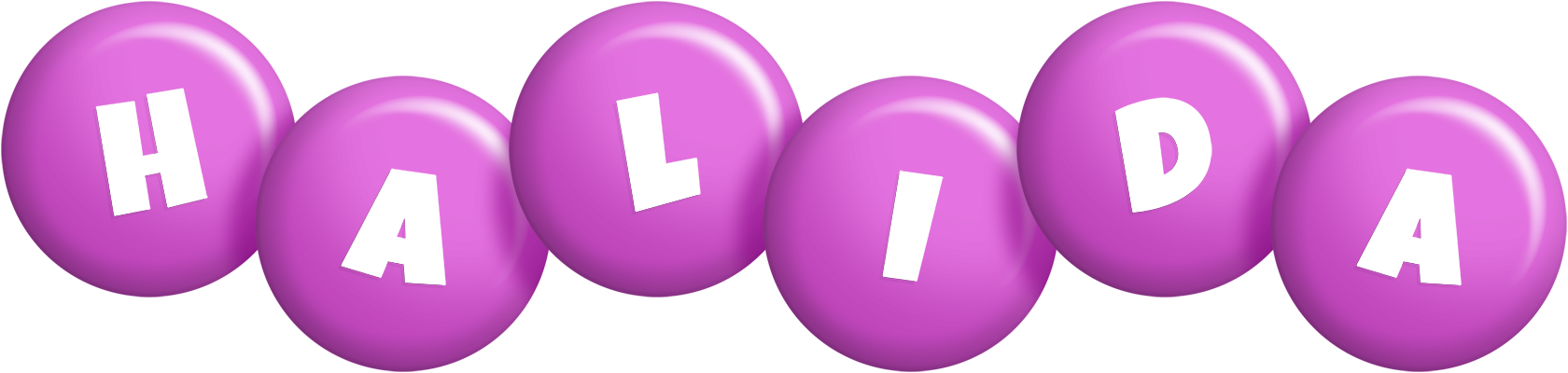 Halida candy-purple logo