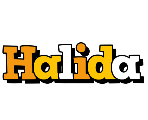 Halida cartoon logo