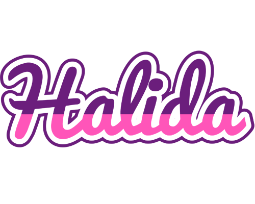 Halida cheerful logo