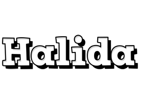 Halida snowing logo