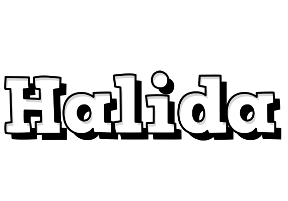 Halida snowing logo