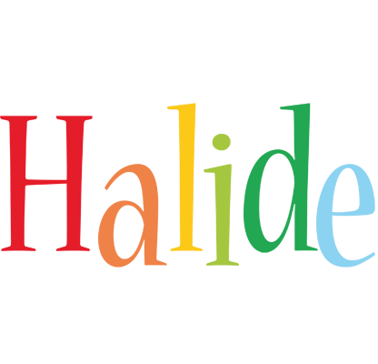 Halide birthday logo