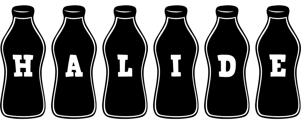 Halide bottle logo