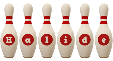 Halide bowling-pin logo