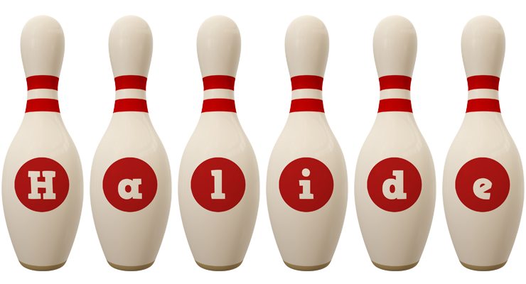 Halide bowling-pin logo