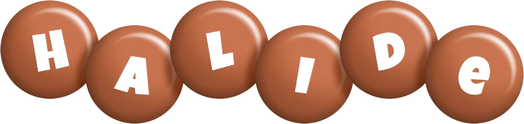 Halide candy-brown logo