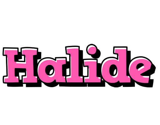 Halide girlish logo