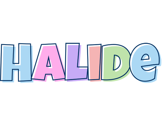 Halide pastel logo