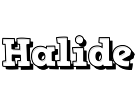 Halide snowing logo