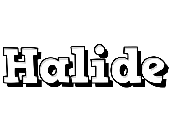 Halide snowing logo