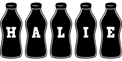 Halie bottle logo