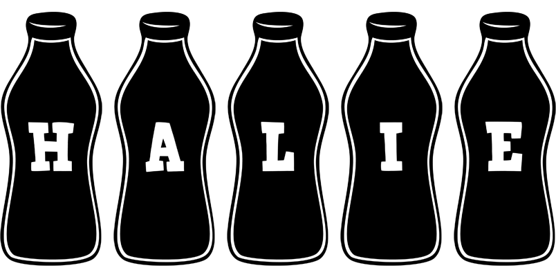 Halie bottle logo