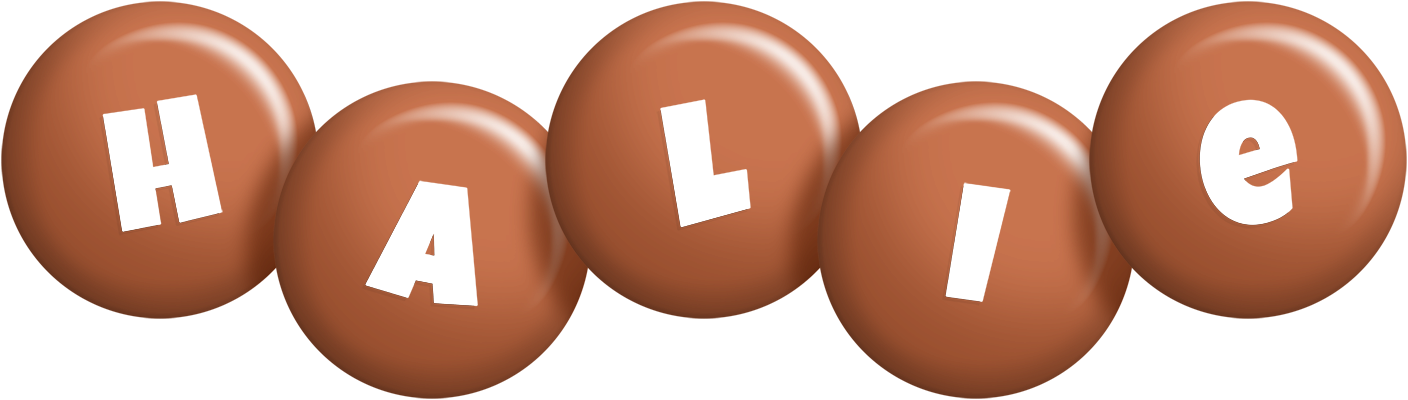 Halie candy-brown logo