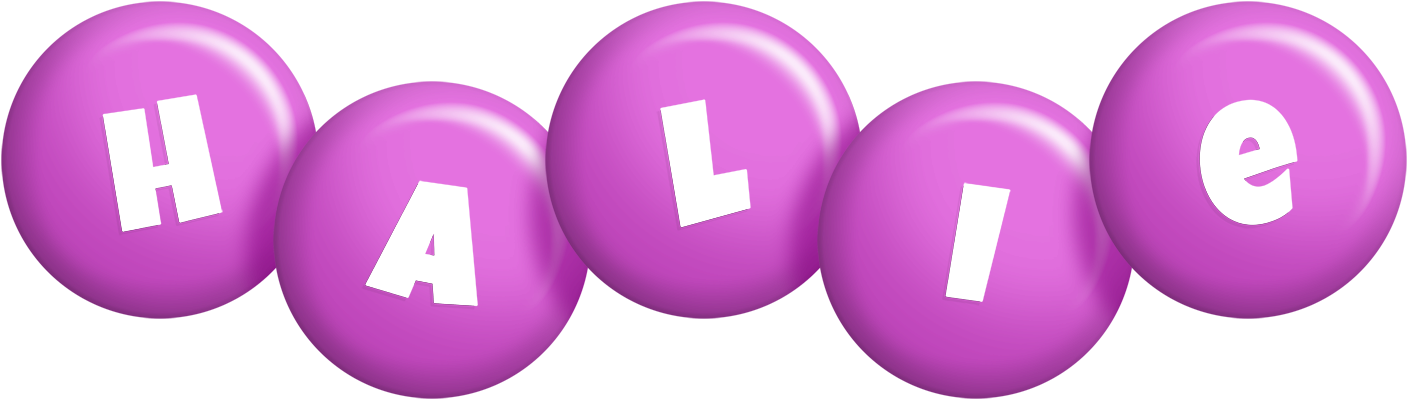 Halie candy-purple logo