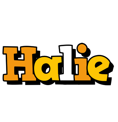 Halie cartoon logo