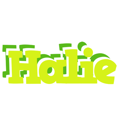 Halie citrus logo