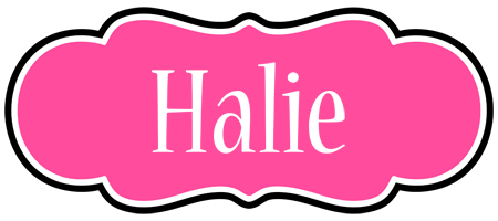 Halie invitation logo