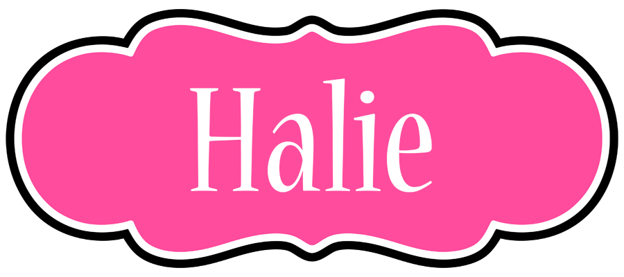 Halie invitation logo