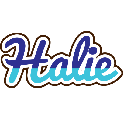 Halie raining logo
