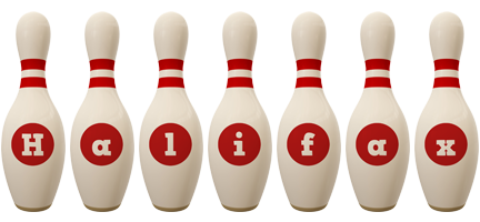 Halifax bowling-pin logo