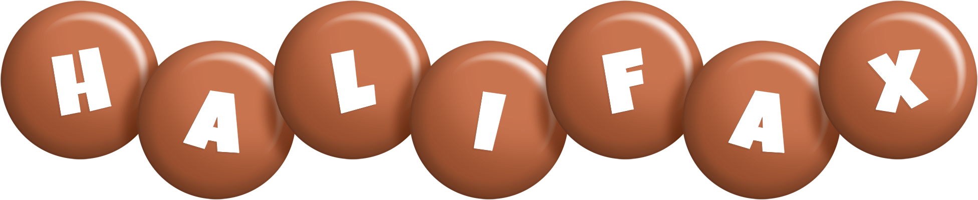 Halifax candy-brown logo