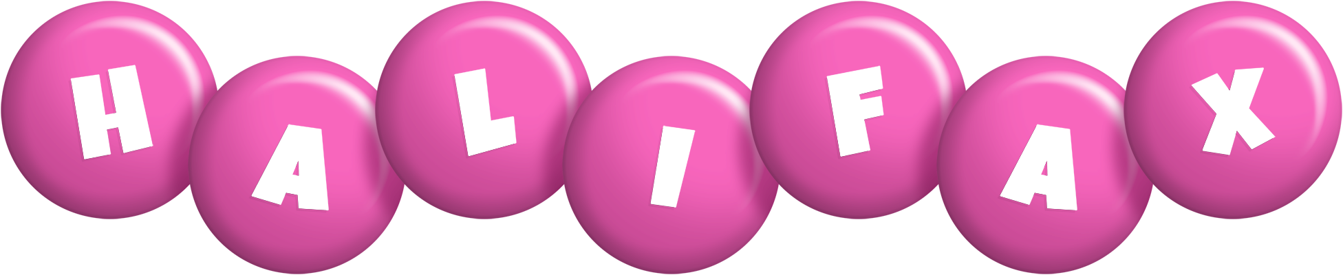 Halifax candy-pink logo