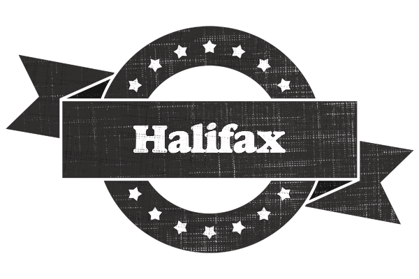 Halifax grunge logo