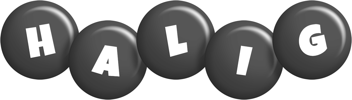 Halig candy-black logo