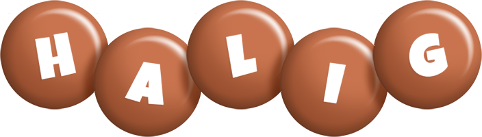 Halig candy-brown logo