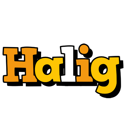 Halig cartoon logo