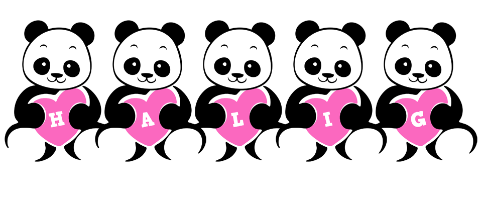 Halig love-panda logo