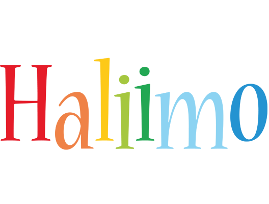 Haliimo birthday logo